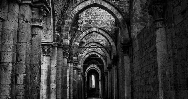 empty-gothic-building-hallway
